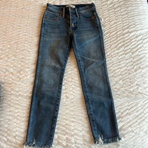 Madewell high rise skinny jeans women’s size 24 petite